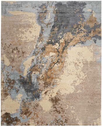Nourison vloerkleed Silk Shadows SHA23 BGEBL BEIGE BLUE 8x10 099446929365